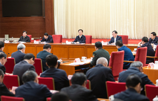 韩正出席全国军民融合发展工作座谈会